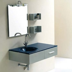 Glass Bathroom Vanities - Bathroom Vanities And Sink Consoles
