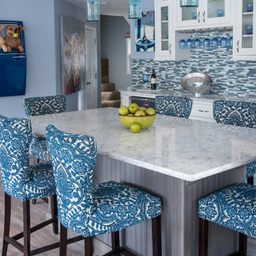 Lakeside Blue and White Kitchen