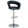 Coaster 29   Upholstered Bar Chair, Black