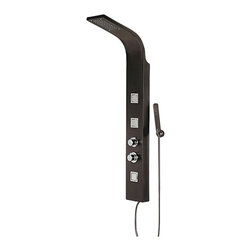 Fontana Juno Dark Oil Rubbed Bronze Finish Shower panel - Shower Panels And Columns