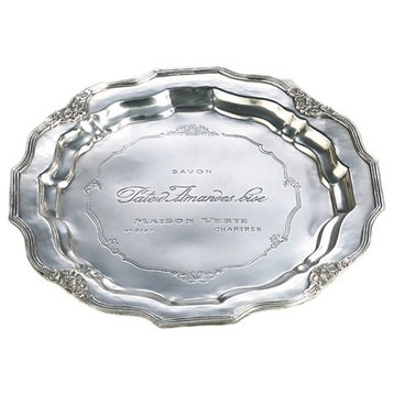 French Charger, Antique Silver