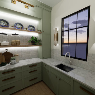 Pantry Design: 3D Rendering