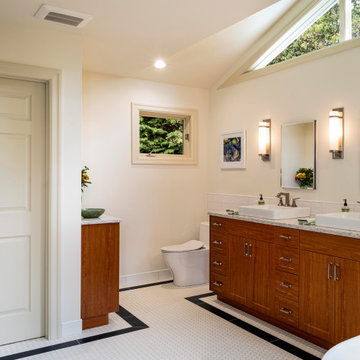 By the Puget Sound: 2 Bathroom & Laundry Remodel