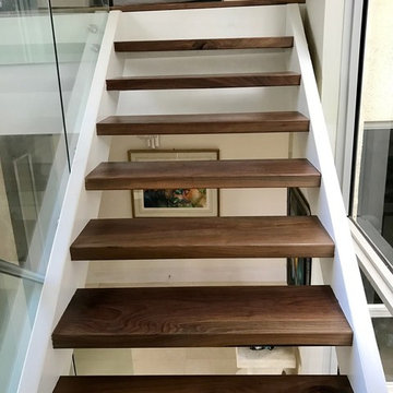 Walnut steps installed!
