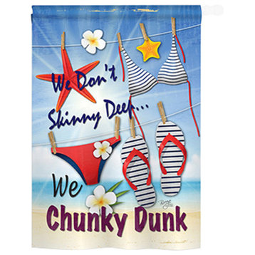 Summer Chunky Dunk 2-Sided Vertical Impression House Flag