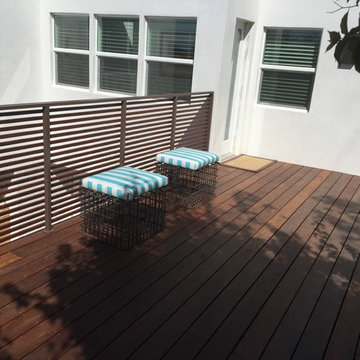Modern IPE backyard - Santa Monica