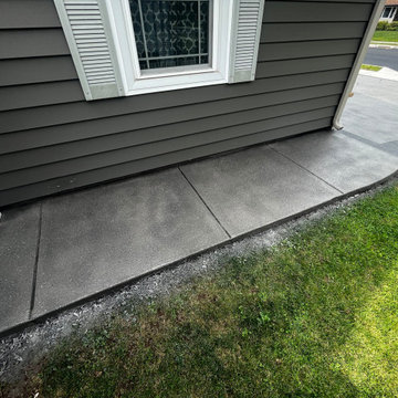 Decorative Concrete Overlay Driveway & Entryway