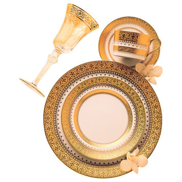 Imperial Gold Rim Soup Plate
