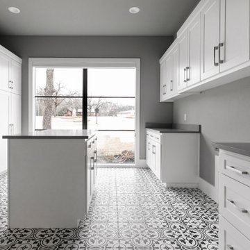 Southlake, TX painted brick home