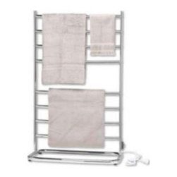 Hyde Park Towel Warmer, Satin Nickel - Towel Warmers