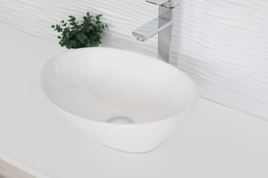 Oval Bathroom Over The Counter Sinks | Fine Porcelain Oval Vessel Sinks