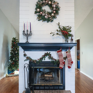 Hoschton Fireplace, Master and Guest Bath Remodel