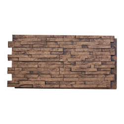 145-MESA STACKED SLATE WALL PANEL - 24"H - Wall Panels