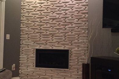 Inspiration for a modern home design remodel in Other