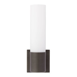 Leaman Vanity Sconce - Single Light - Bronze - Wall Sconces