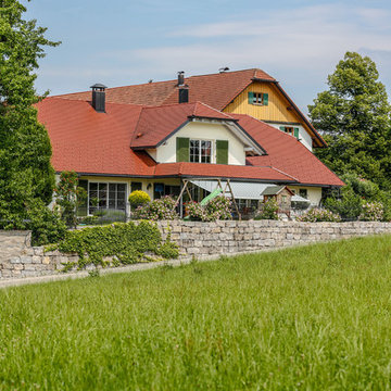 Natur-Pool auf dem Land
