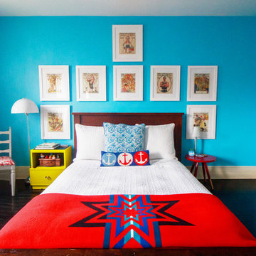 My Houzz: Vibrant Victorian Row House With Midcentury Style