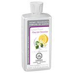lampe berger - Lampe Bergers Lemon Flower 1 Liter - The lemon, mythological fruit, is at last captured by LAMPE BERGER, to disperse its fresh and delicate scent : Tonic nuances of lemon and lime in the head notes, Neroli and a hint of cologne in the heart notes, Orange blossom and vetiver in the base notes