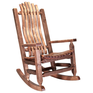 Homestead Adult Rocker, Stain and Clear Lacquer Finish