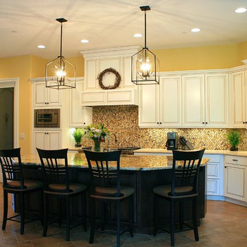 Glass and Granite Kitchen