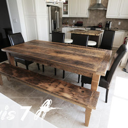 Reclaimed Wood Harvest Tables - Products