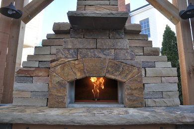 Elegant patio photo in Charlotte