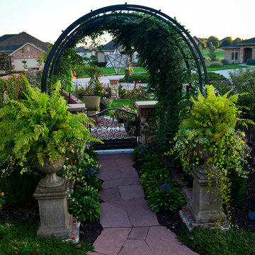 Corner lot Courtyard