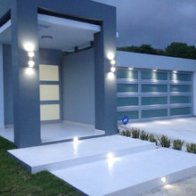 front door steps outside