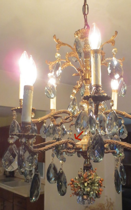 Advice On Fixing A Broken Chandelier Arm, How To Repair A Crystal Chandelier