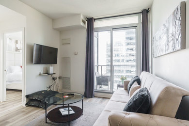 Example of a living room design in Toronto