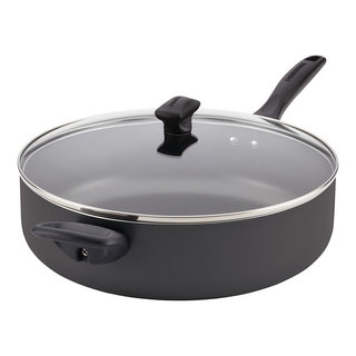 Mauviel 1830 M'Cook 5-Ply Sauté Pan With Lid, Cast Stainless Steel Handle,  6.2 Qt.
