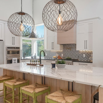 Carter Court - Transitional Eclectic Kitchen