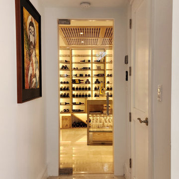 Wine Enjoyment Room with Perimeter Wine Racking - Miami, FL