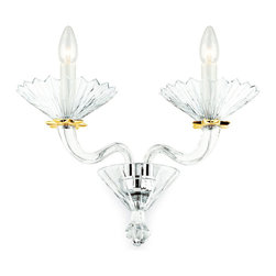 Inviting Home Inc. - Crystal Glass Sconce - Wall Sconces