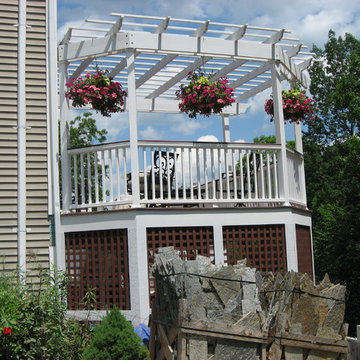 Incredible no-maintenance deck with swim spa