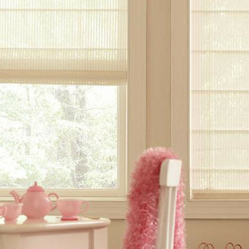 LIttle Girls Room Gets Roman Shade Savvy with Child-Safe Roman Shades