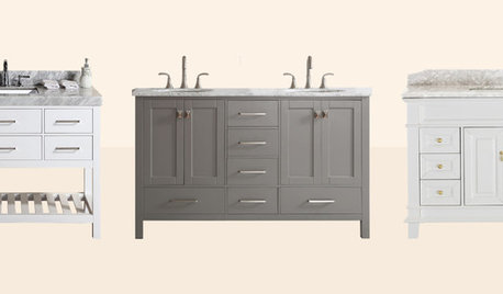 Up to 70% Off White and Gray Vanities