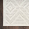 Nourison Versatile 5' x 7' Ivory/White Modern Area Rug