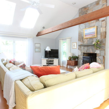 Staging Large Colonial in Dover, MA