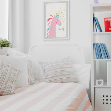 "Unicorn's Big Dream" Framed Painting Print