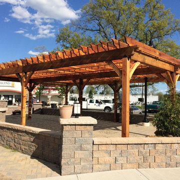 Timber Framed Structures, Arbors, Trellises, Pergolas, Trelisses in NYC, NJ, CT