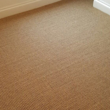 Sisal Carpet Installed to Room in Private Residence