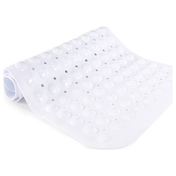 Kenney® Microban® Protected Bubble Bath Mat, 30.75" L x 15.25" W, White