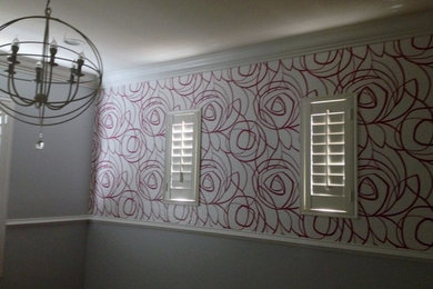 Inspiration for a contemporary bedroom remodel in Orange County