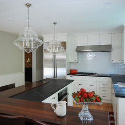 Lawrenceville, NJ &ndash; Transitional &ndash; Stained Walnut Kitchen Countertop - Kitchen Countertops