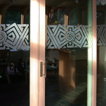 Decorative Art on Glass Doors