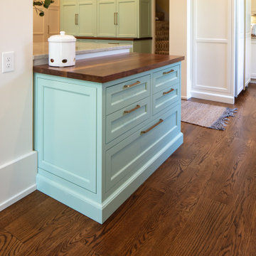 Robin’s Egg Designer Kitchen