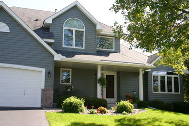 Traditional exterior home idea in Minneapolis