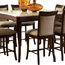 Steve Silver Marseille Marble Top 54x54 Counter Height Table - Traditional - Dining Tables - by 
