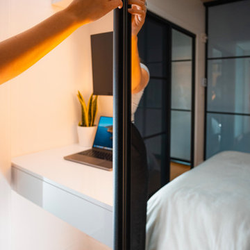 Urban Simplicity: Custom Room Divider Installation